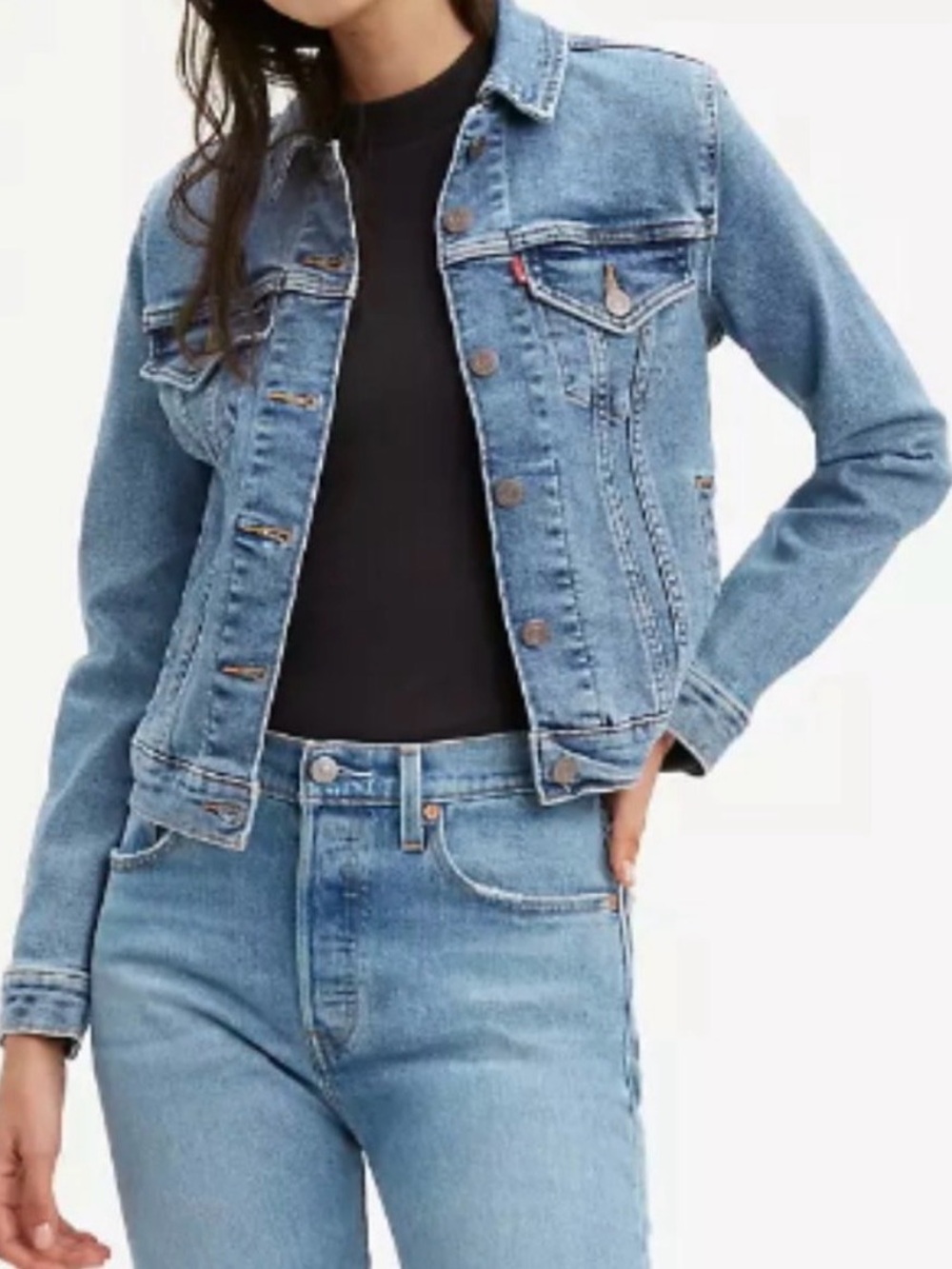 LEVI’S Original Trucker Denim Jean Jacket - Small